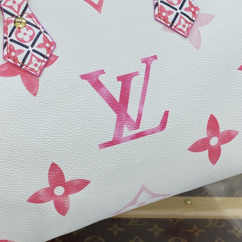 Top Quality LV Speedy Bandouliere 25 Pink