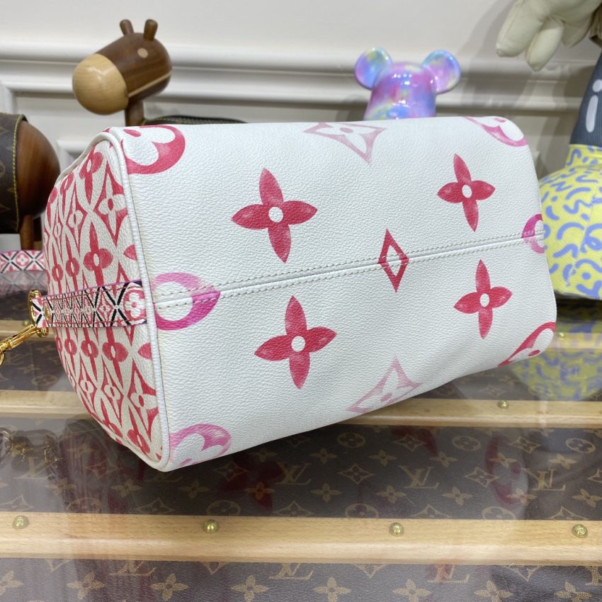 Top Quality LV Speedy Bandouliere 25 Pink - View 7