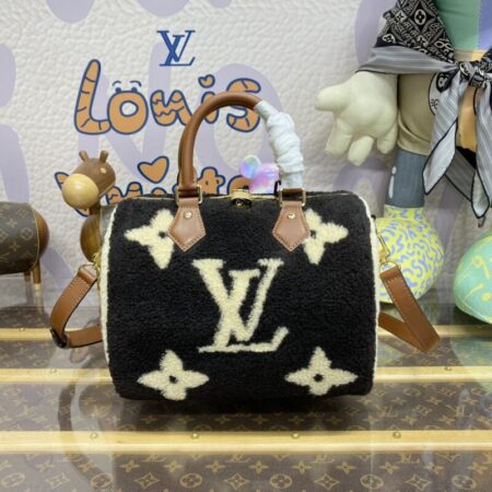 Top Quality LV Speedy Bandouliere 25 Wool