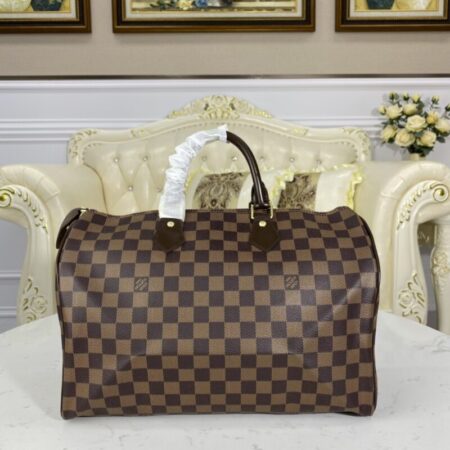 Top Quality LV Speedy Brown Grid