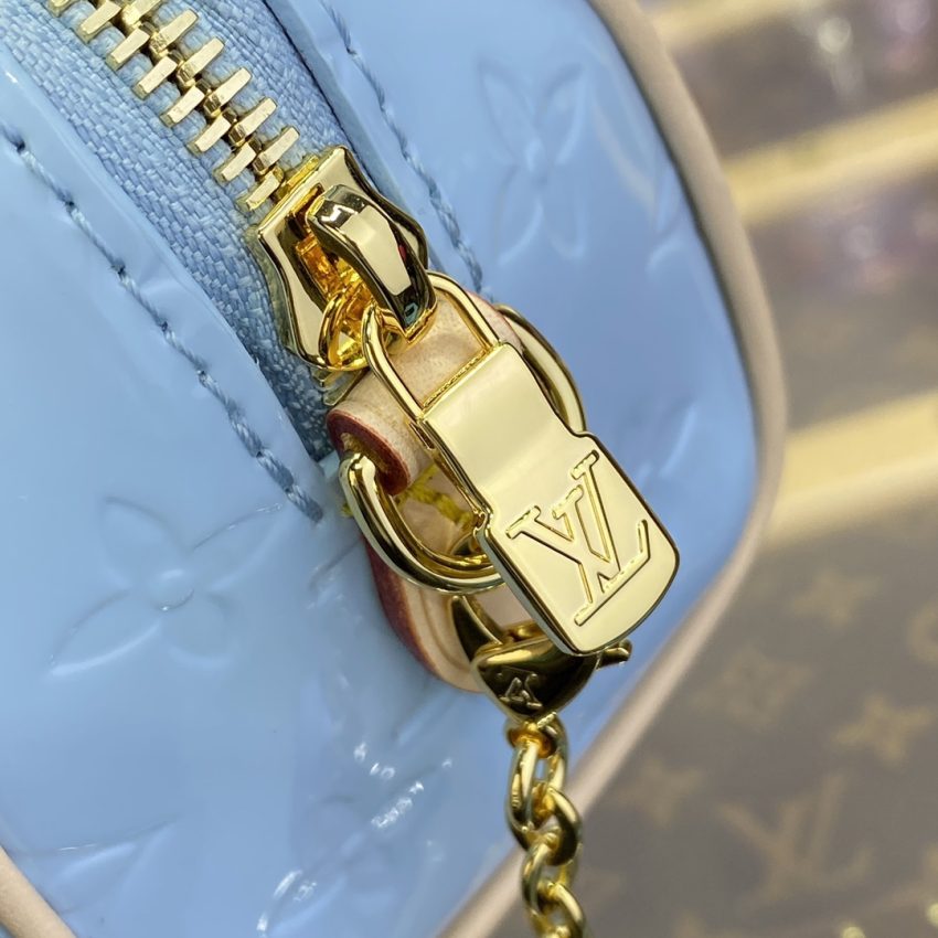 Top Quality LV Speedy Nano Blue Patent