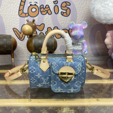 Top Quality LV Speedy Nano Denim New