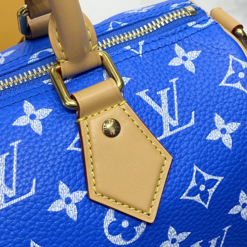 Top Quality LV Speedy P9 Bandouliere 25 Blue