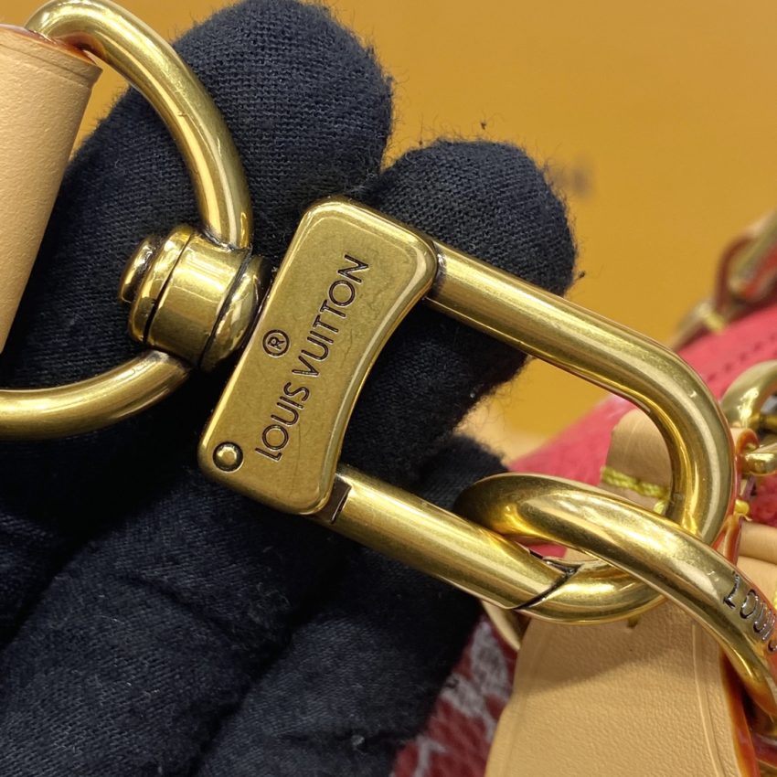 Top Quality LV Speedy P9 Bandouliere 25 Red