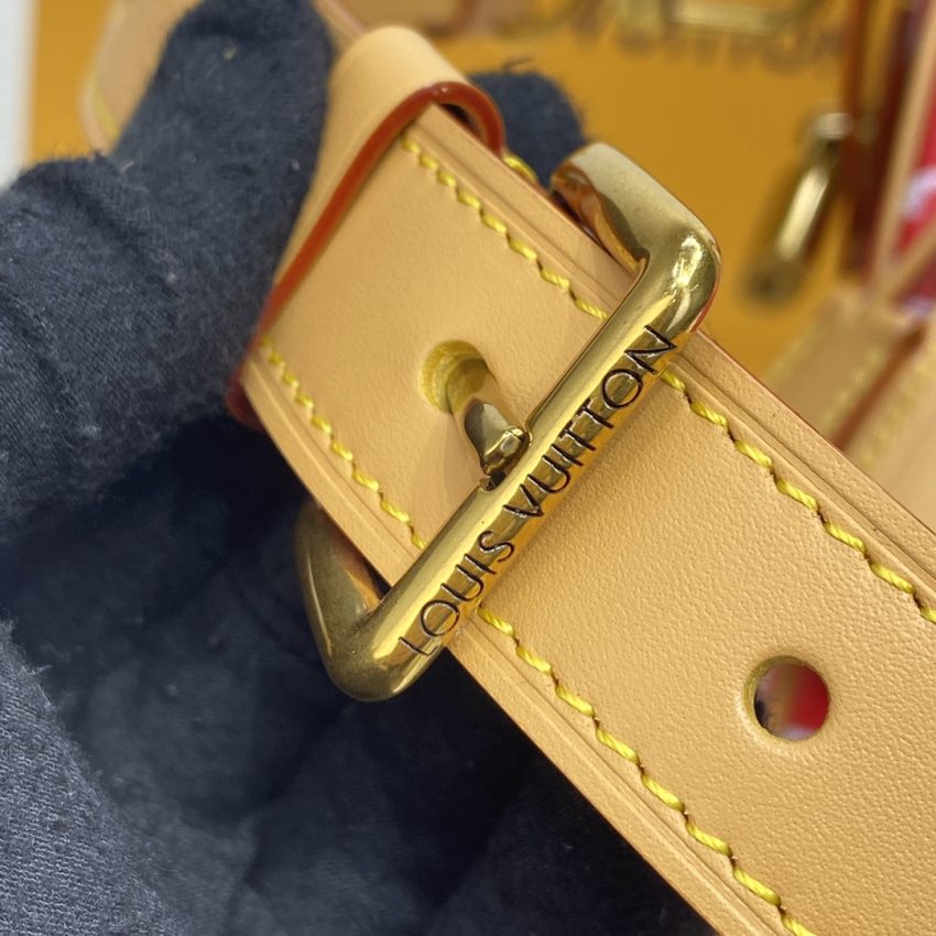 Top Quality LV Speedy P9 Bandouliere 25 Red