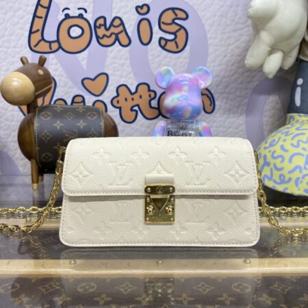 Top Quality LV Wallet On Chain Metis White