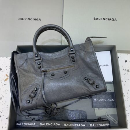 Top Quality Balenciaga Agneau Dark Grey