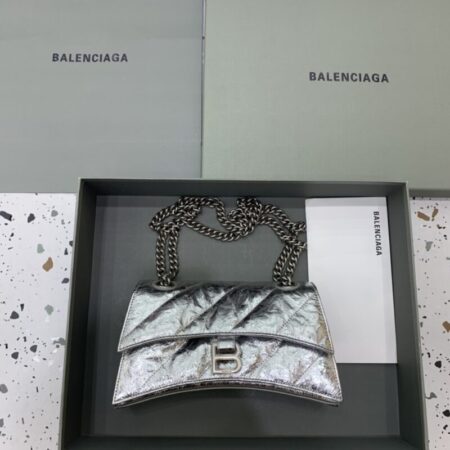 Top Quality Balenciaga Crush Small Silver