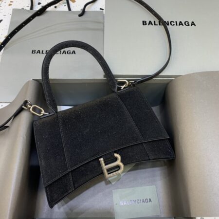 Top Quality Balenciaga Hourglass Shine Black