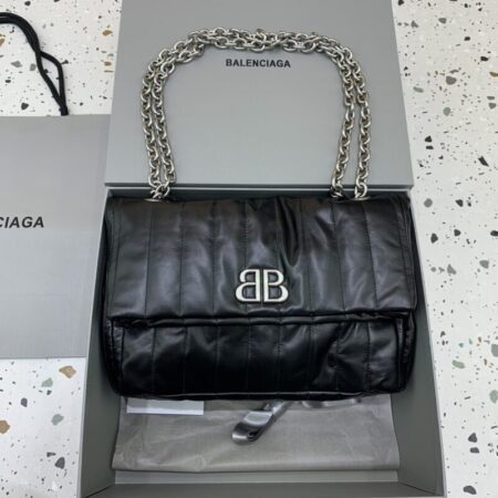 Top Quality Balenciaga Monaco Black Silver