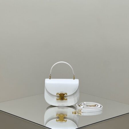 Top Quality Celine Mini Triomphe White