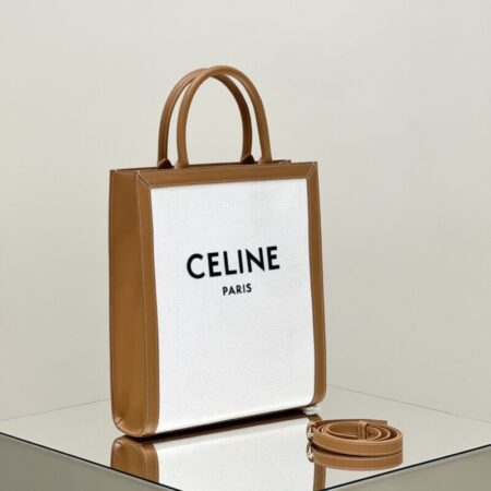 Top Quality Celine Triomphe Cabas Mini Tote White