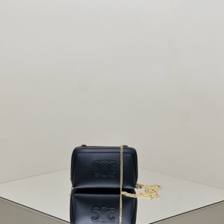 Top Quality Celine Triomphe Clutch Black