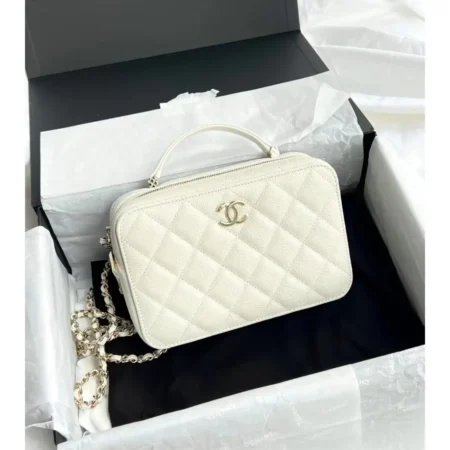 Top Quality Chanel 22 Camera Bag White