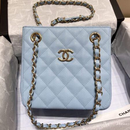 Top Quality Chanel 22S Hubo Bag Light Blue