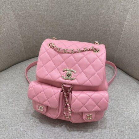 Top Quality Chanel 23A Backpack Small Pink