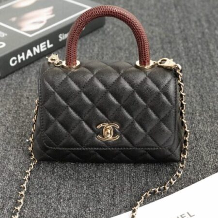 Top Quality Chanel 23P Coco Lizard Handle