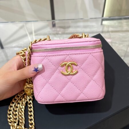 Top Quality Chanel 23P Lipstick Bag Pink