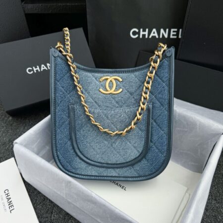 Top Quality Chanel 23S Hobo Denim