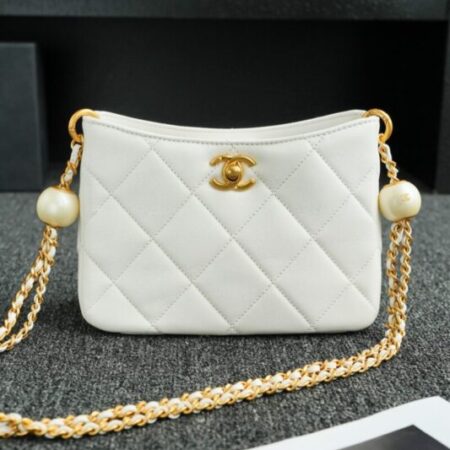 Top Quality Chanel 24s Double Pearl White