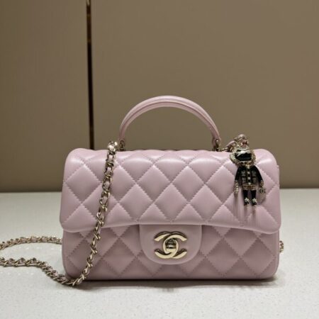 Top Quality Chanel CF 20 cm Lion Pink