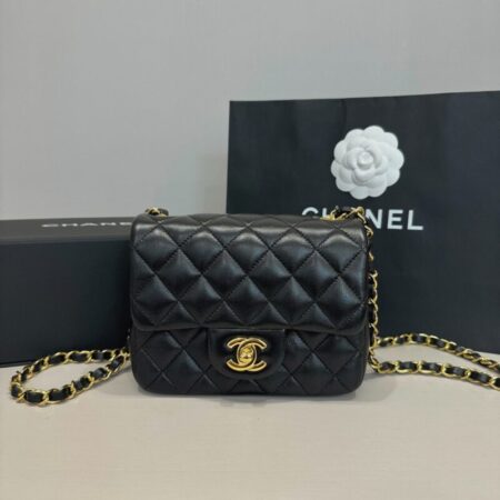 Top Quality Chanel Classic Flap 17cm Gold