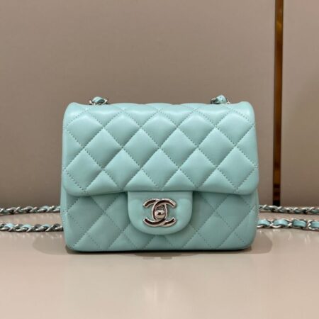 Top Quality Chanel Classic Flap 17cm Tiffany