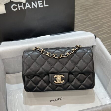 Top Quality Chanel Classic Flap 20cm Black