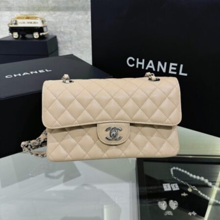 Top Quality Chanel Classic Flap 23cm Apricot