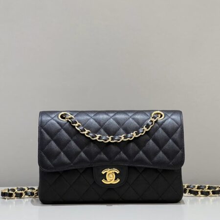 Top Quality Chanel Classic Flap 23cm Black Caviar
