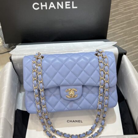 Top Quality Chanel Classic Flap 23cm Light Blue