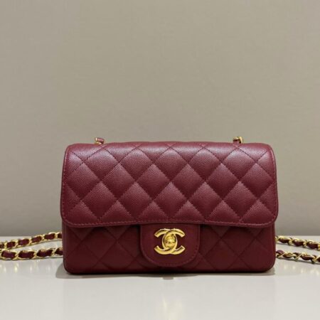 Top Quality Chanel Classic Flap 25cm Burgundy