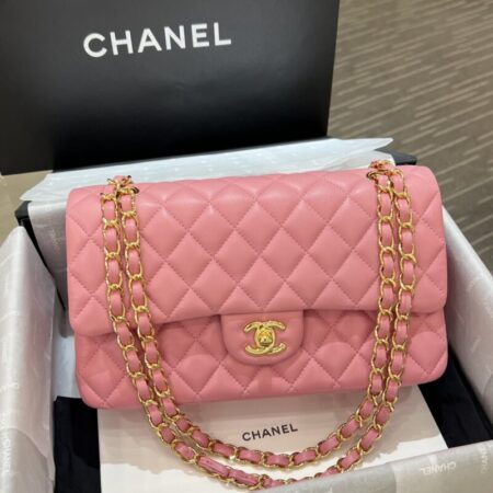 Top Quality Chanel Classic Flap 25cm Pink