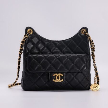 Top Quality Chanel Hobo Medium Black