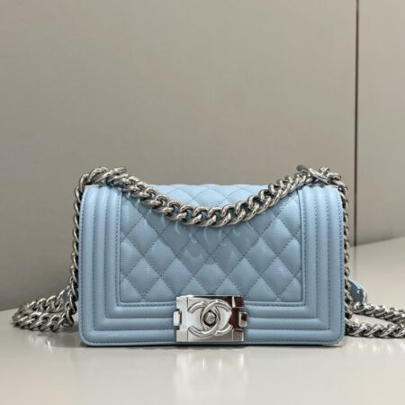 Top Quality Chanel Le Boy Light Blue