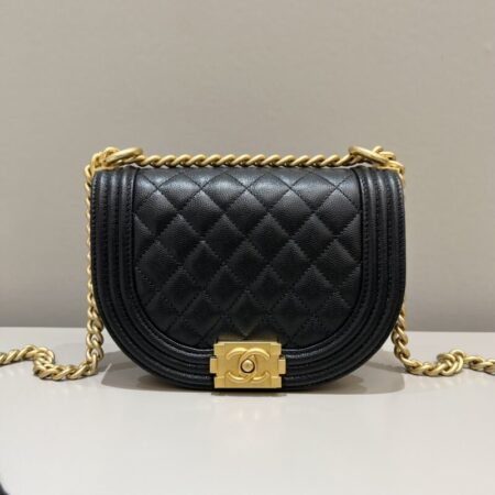 Top Quality Chanel Le Boy Semi Circular