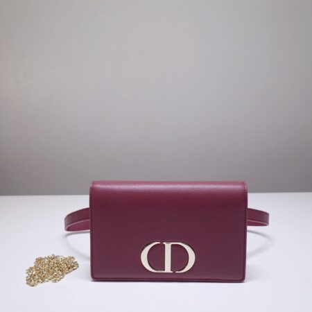 Top Quality Dior 30 Montaigne Pouch Red