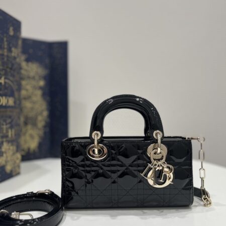 Top Quality Dior Lady D – Joy Bag Patent Black