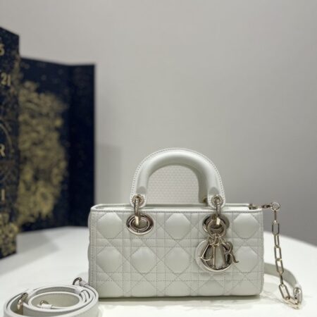 Top Quality Dior Lady D – Joy Bag White