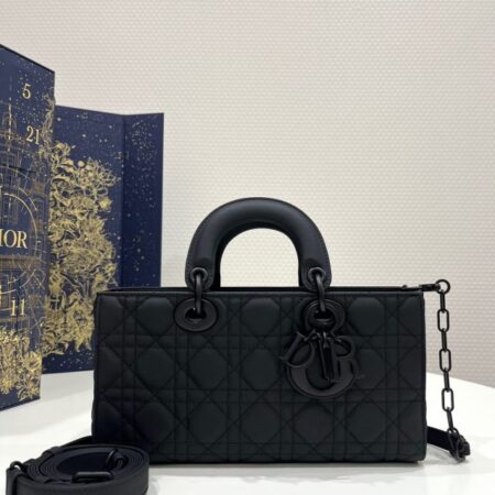 Top Quality Dior Lady D – Joy Large Bag Black Matte