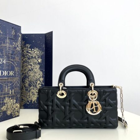 Top Quality Dior Lady D – Joy Large Bag Black New