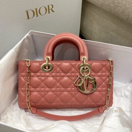 Top Quality Dior Lady D – Joy Large Bag Coral
