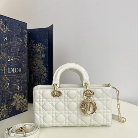 Top Quality Dior Lady D – Joy Large Bag White