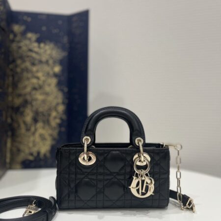 Top Quality Dior Lady D – Joy Mini Bag Black