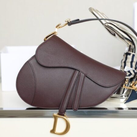 Top Quality Dior Saddle Bag Bordeaux