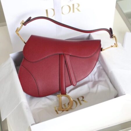 Top Quality Dior Saddle Bag Red