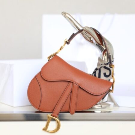 Top Quality Dior Saddle Bag Small Brown
