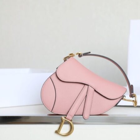 Top Quality Dior Saddle Bag Small Pink