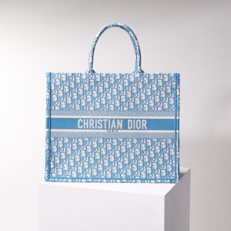 Top Quality Dior Tote Book Cd Light Blue