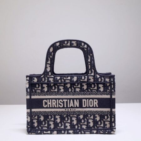 Top Quality Dior Tote Book Mini Cd Black